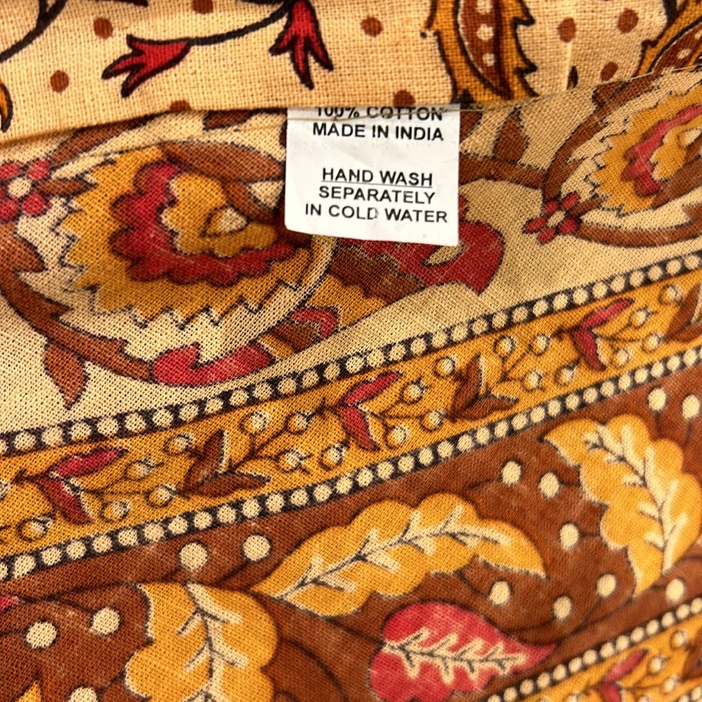Authentic Made in India Wrap Around Hippie Skirt Mid Length - Picture 14 of 16